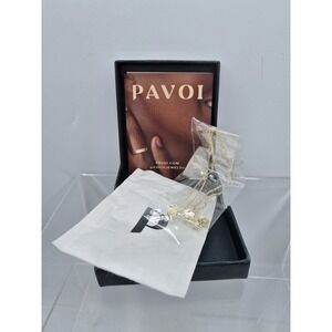 PAVOI 14K Gold Plated Tiny Heart Necklace With‎ Initial "K"  Dainty for Women